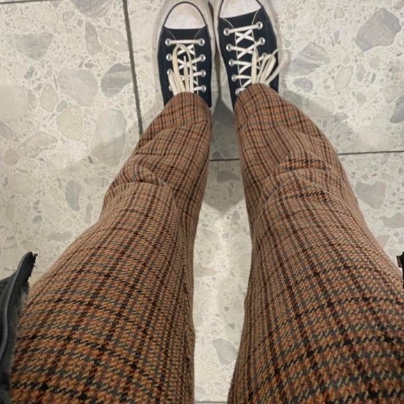Urban Outfitters Gingham Bootcut Flare Pants - Picture 3 of 3